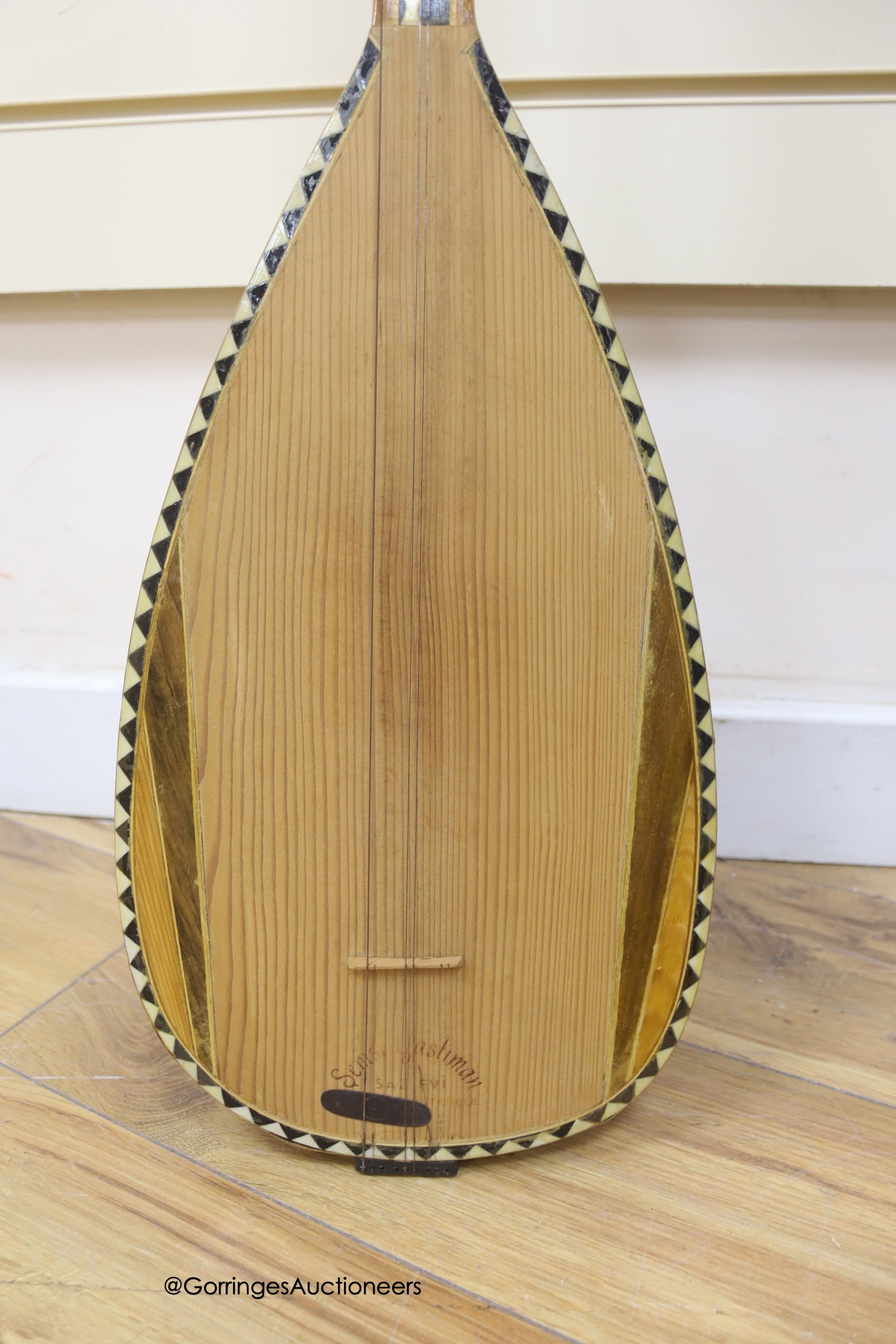 A Turkish Saz stringed instrument